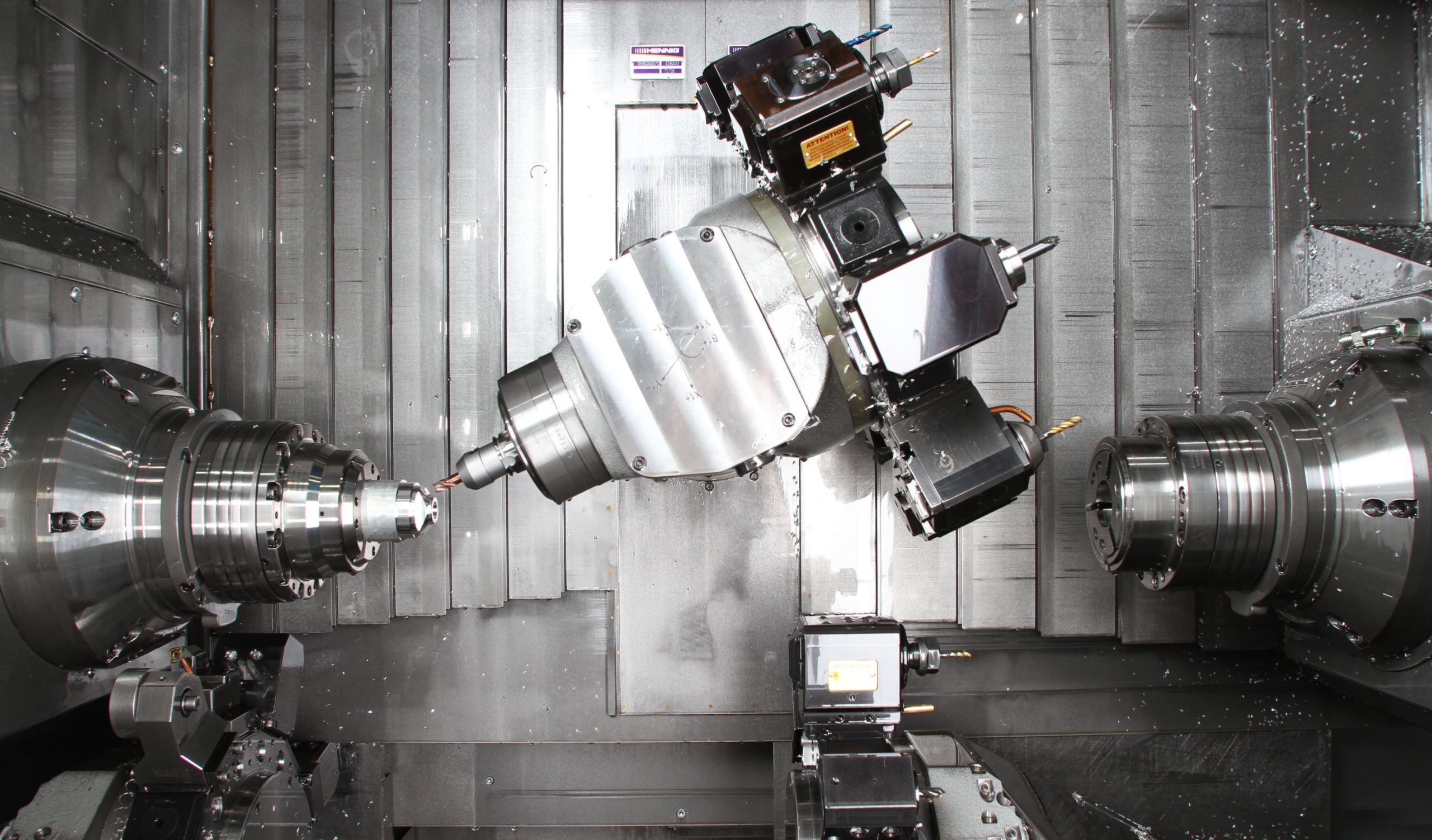 Maschinenpark für CNC Präzisionsdrehteile – moderne CNC Drehmaschinen in der Fertigung