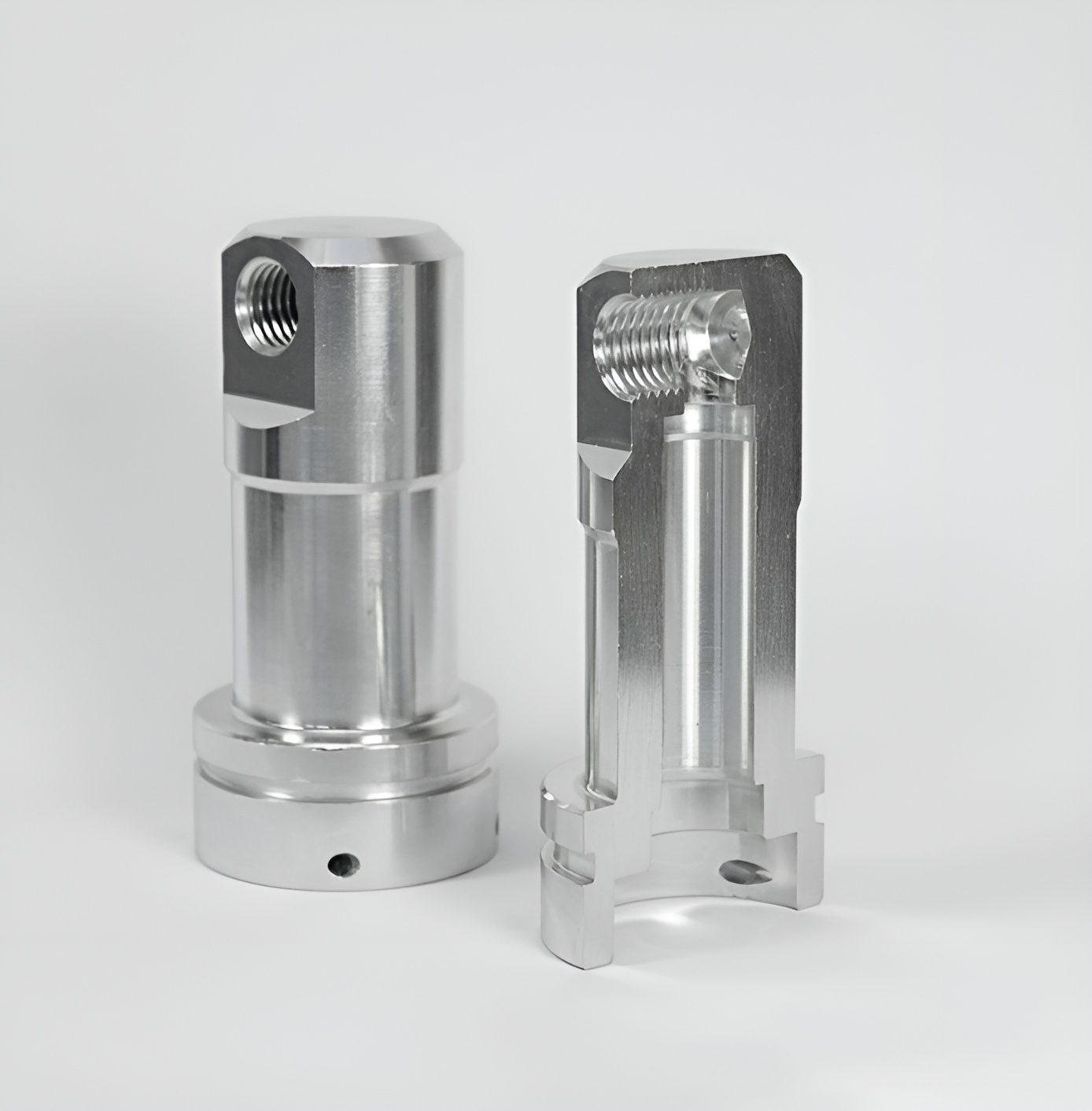 Anschlussstück aus Vergütungsstahl 42CrMoS4V – Rommel Präzisionsdrehteile Stuttgart Baden-Württemberg