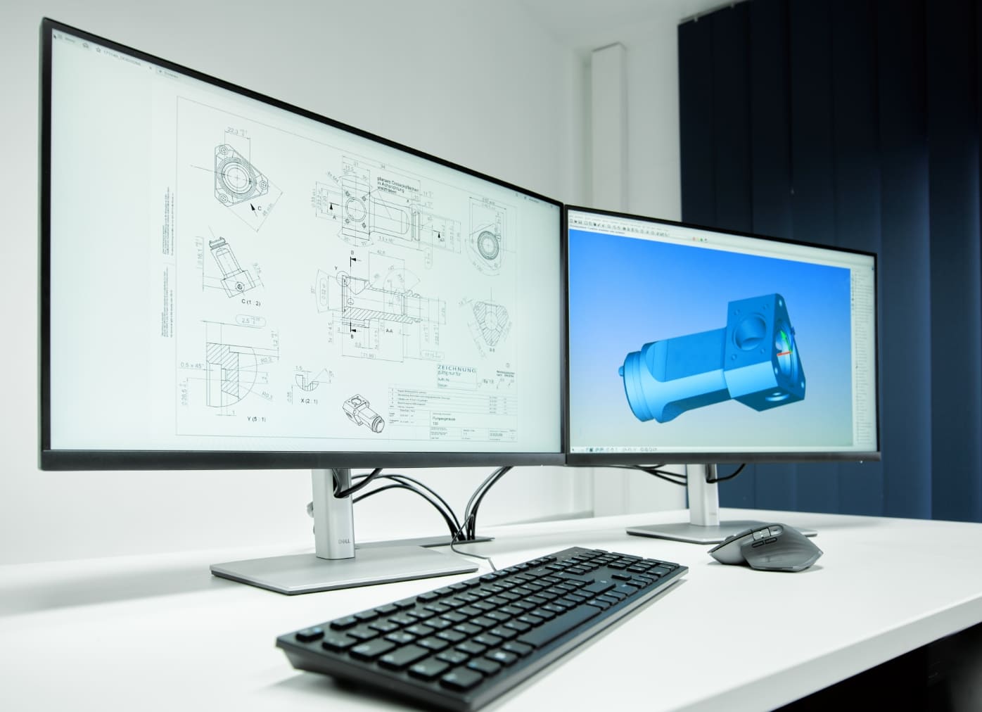 Konstruktion und CAD Entwicklung ROMMEL Präzisionsdrehteile Stuttgart Baden-Württemberg